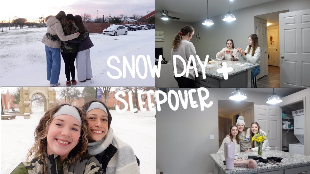 Snow days, sleepovers, and sunsets ❄️🌅