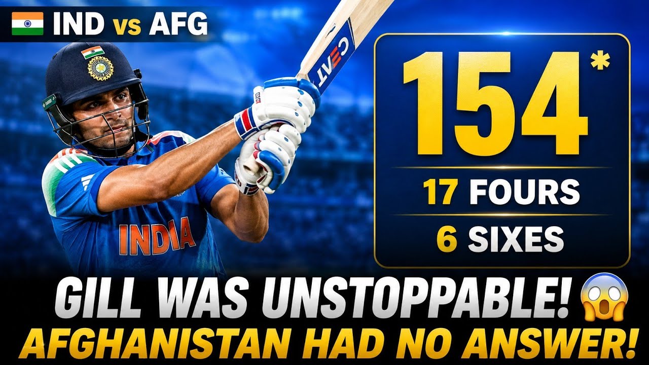 Shubman Gill 154 Masterclass 🏏🔥 | Best Batting Highlights vs Afghanistan | IND vs AFG 2nd ODI 2026*