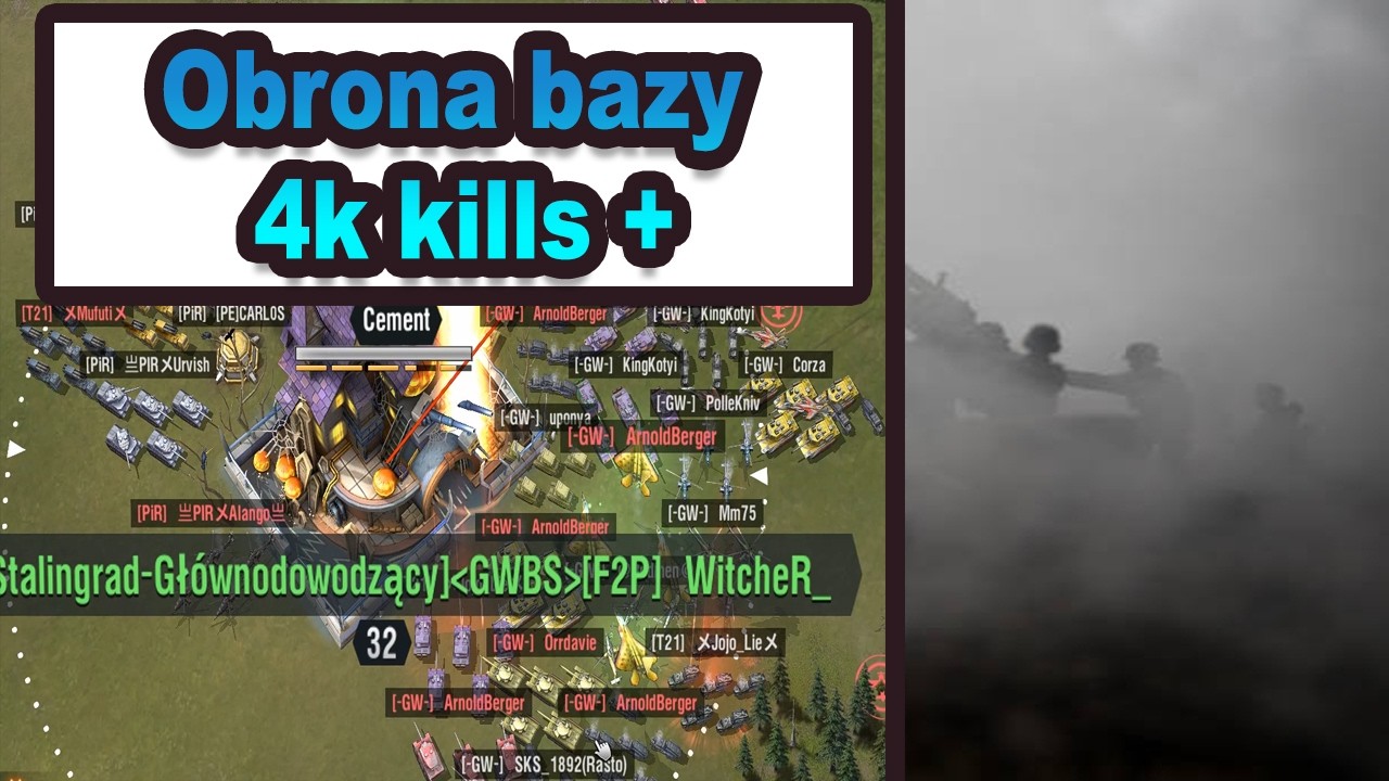 Warpath 13.4 - Obrona bazy / 4k kills