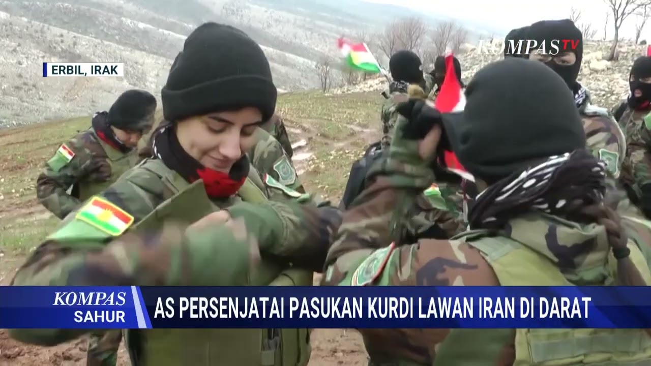 Pasukan Kurdi  Dipersenjatai Amerika Serikat Lawan Iran di Darat, Apa Targetnya?
