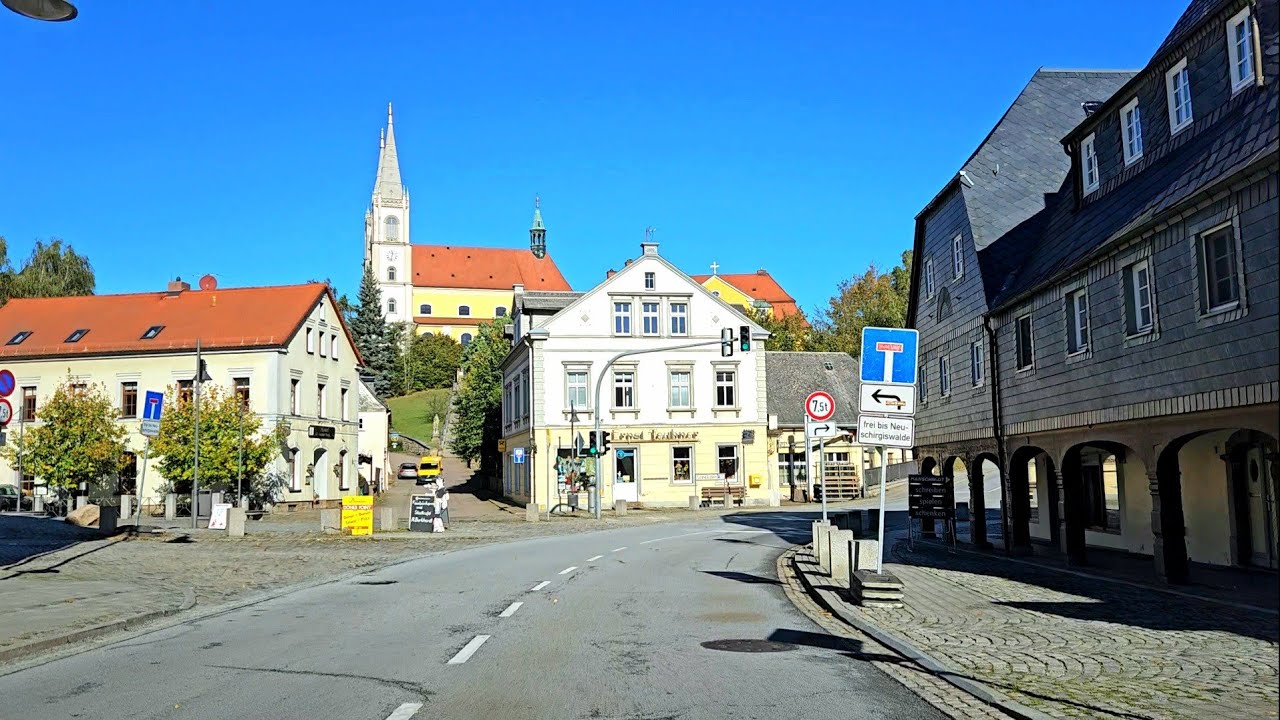4k Driving in Germany 🇩🇪 ( Schirgiswalde ) One Of The Most Beautiful Village in Germany | 4k60fps