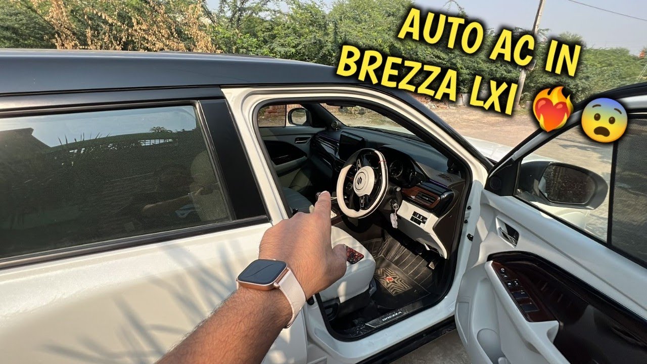 AUTO AC INSTALLATION IN BREZZA 2022 LXI Climate Control❗️TOTAL कितना खर्चा आएग❓ NEW BREZZA MODIFIED✅