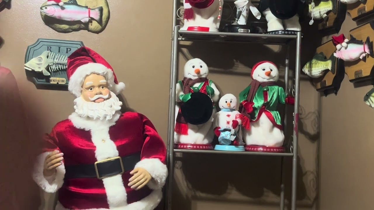 Gemmy 2002 4ft Lifesize Santa! | The Snowman Collector