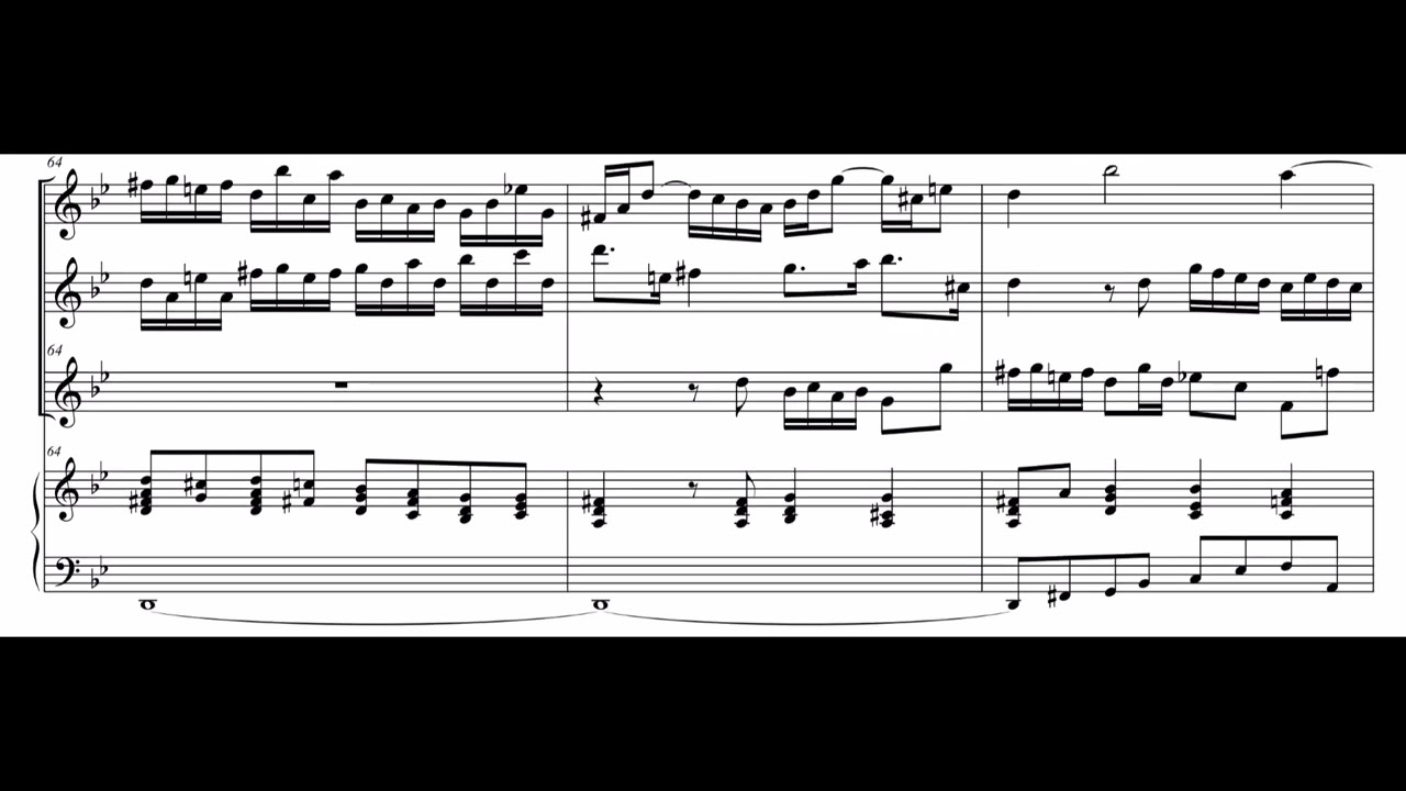 J.S. Bach – Fuge g-moll – die „Große“, BWV 542 (Bearbeitungen für Blockflöten und Orgel)