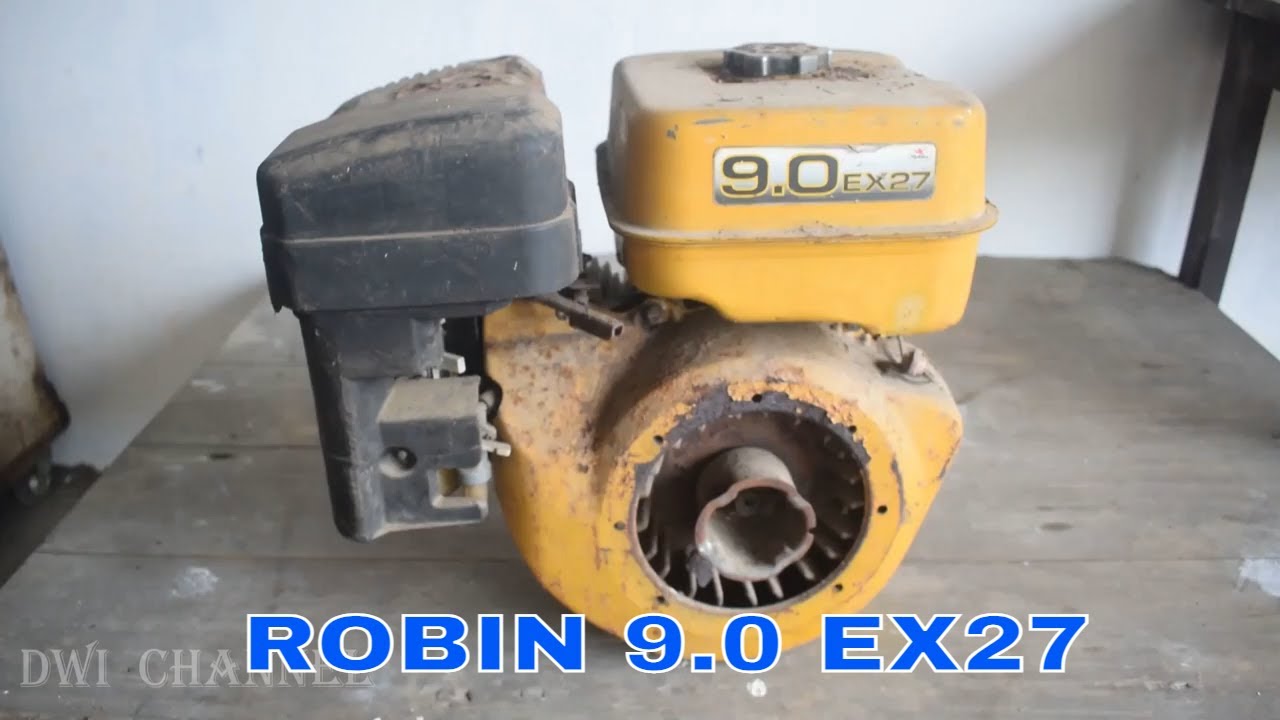 Gasoline Engine Restoration ROBIN Subaru 9.0 EX27 - Restorasi Mesin Robin 9hp PART 1