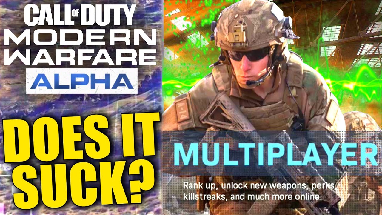 HONEST IMPRESSIONS of Modern Warfare's Multiplayer Alpha... (Call of Duty 2019)