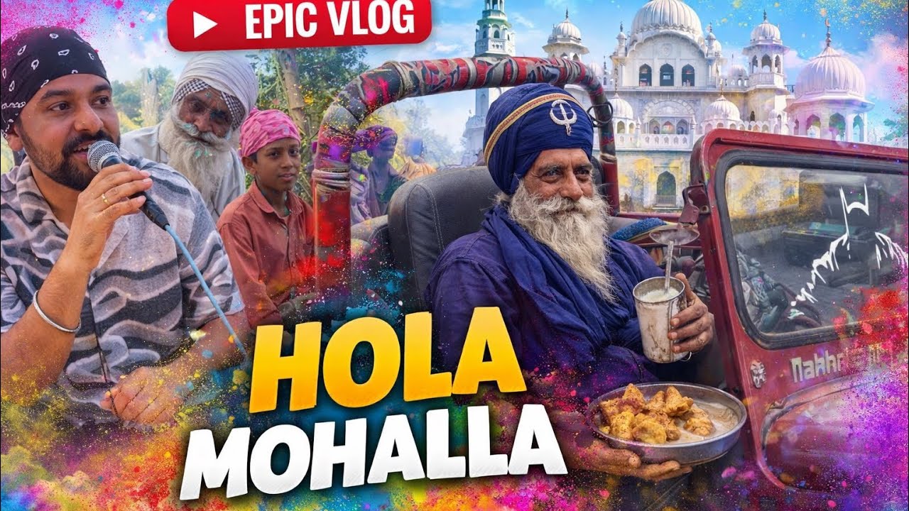 Crazy Crowd Hola Mohalla 🫢