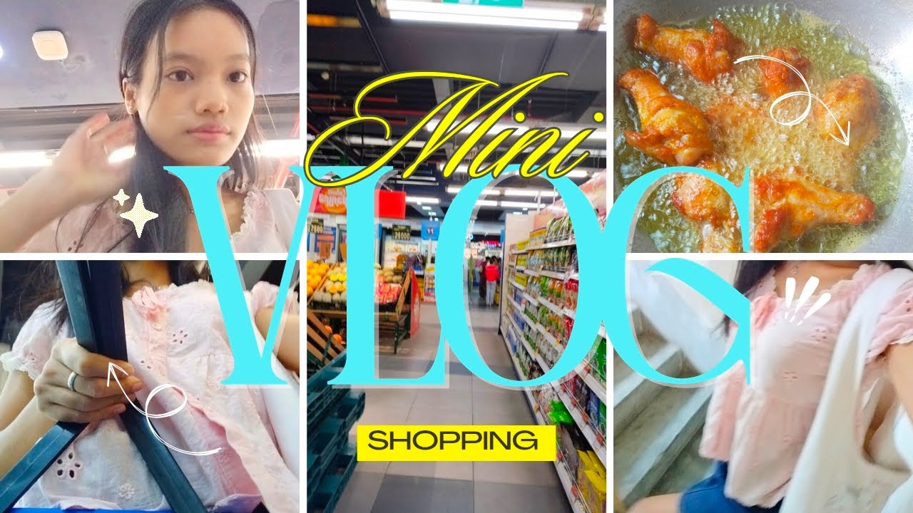 Mini Shopping  vlog 🛒 speaking Chinese and Burmese 🇨🇳🇲🇲