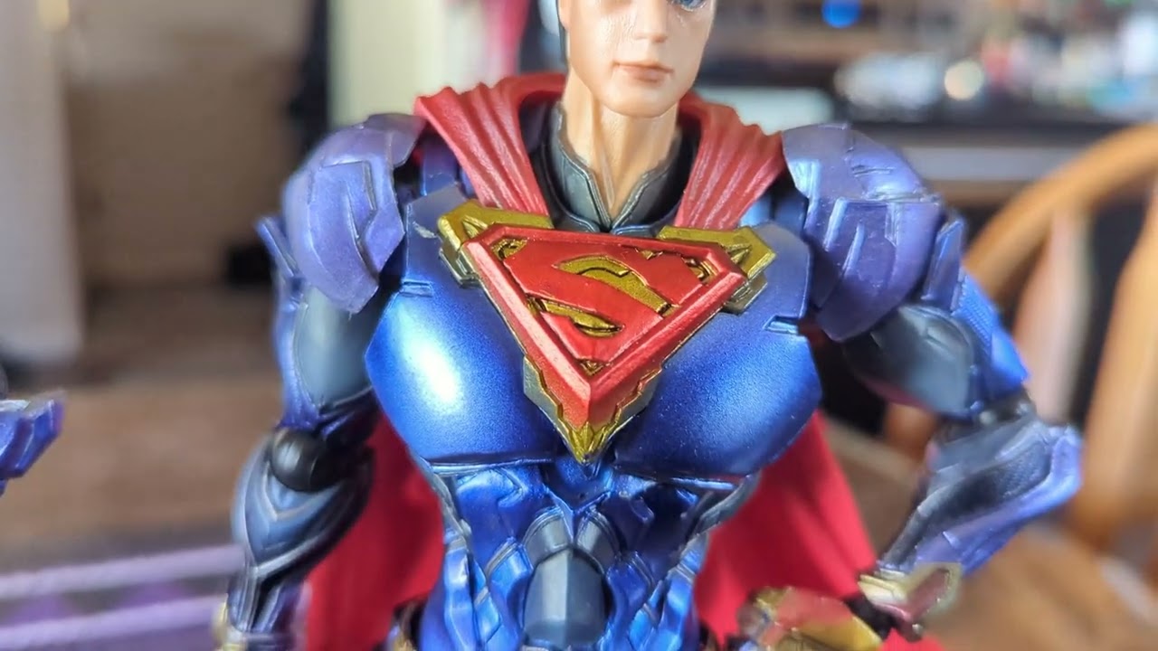 Bootleg Play Arts Kai vs Official Play Arts Kai Variant Superman