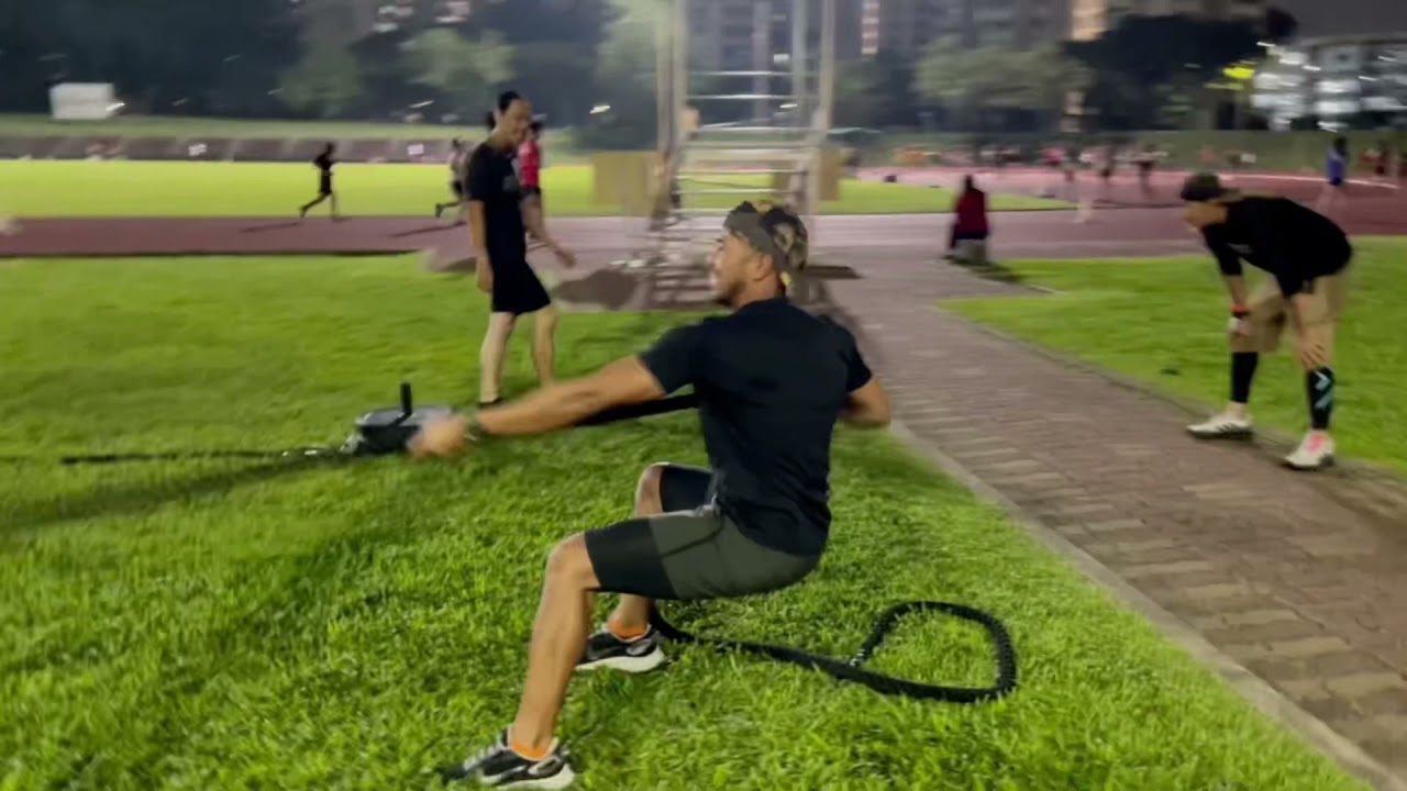 Fitness Workout at bedok stadium