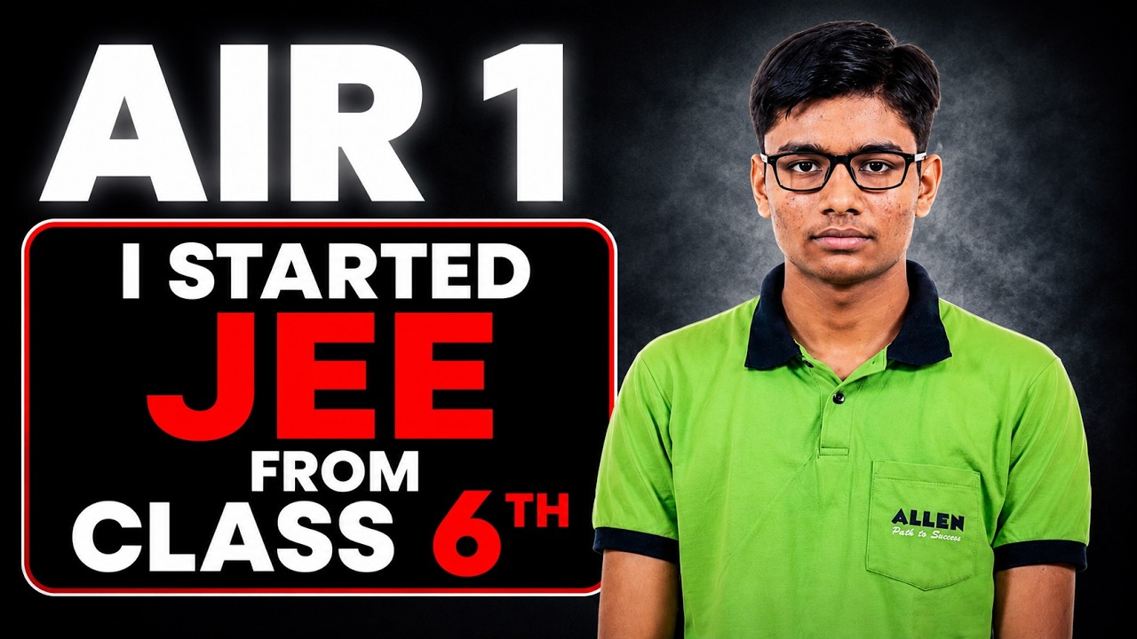 IIT JEE Tips from AIR 1 | Shubham Kumar🔥