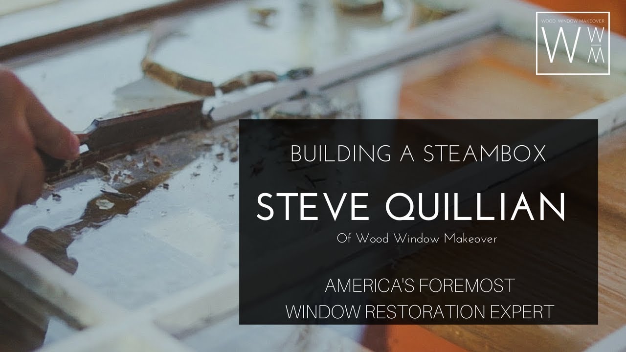 Building a Steambox to strip paint and glazing from window sashes