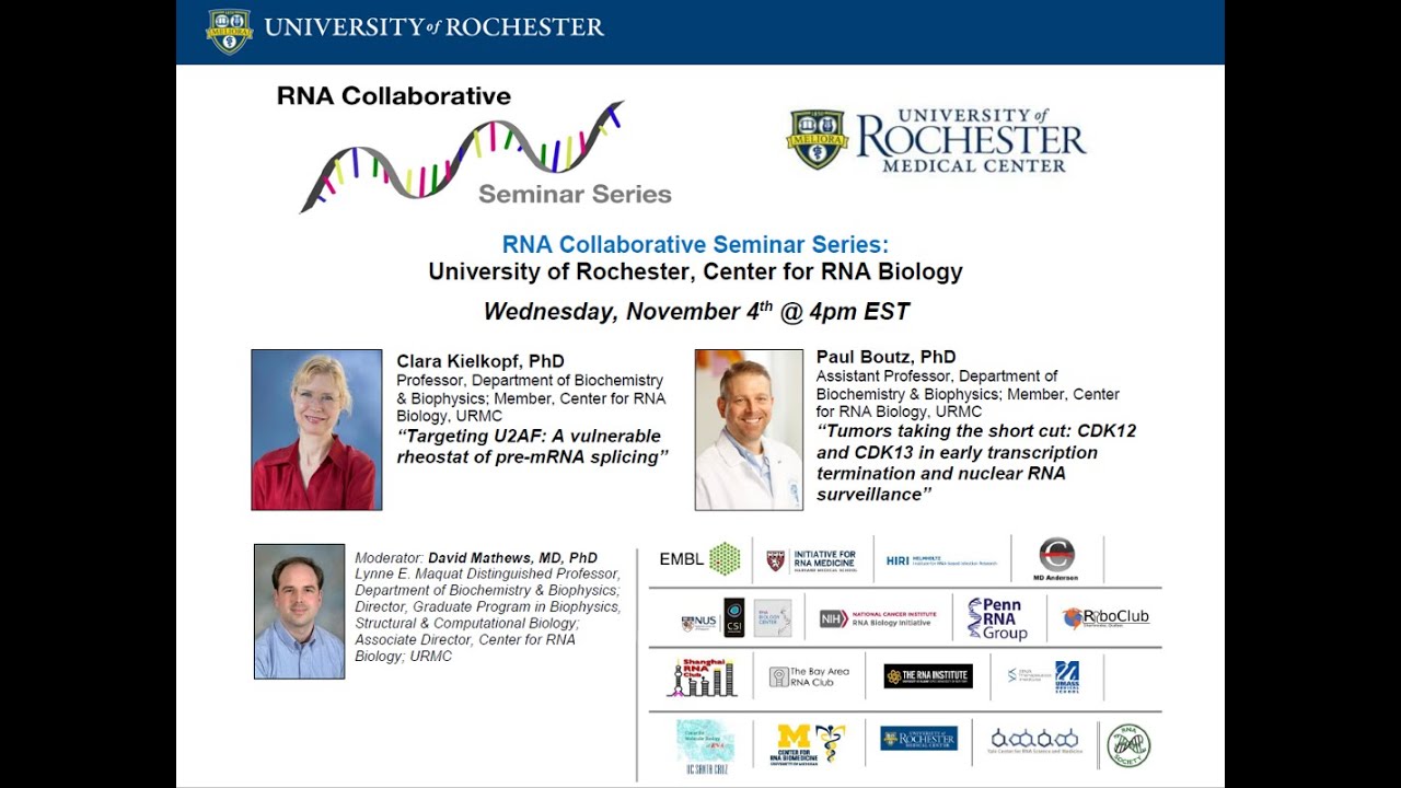 RNA Collaborative - UR Center for RNA Biology: Nov 4, 2020