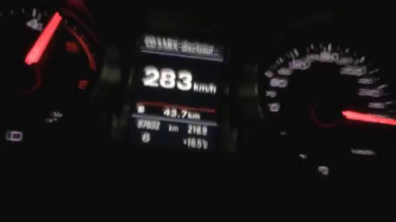 Audi A5 3.0 TDI Autobahn 0-291 km/h