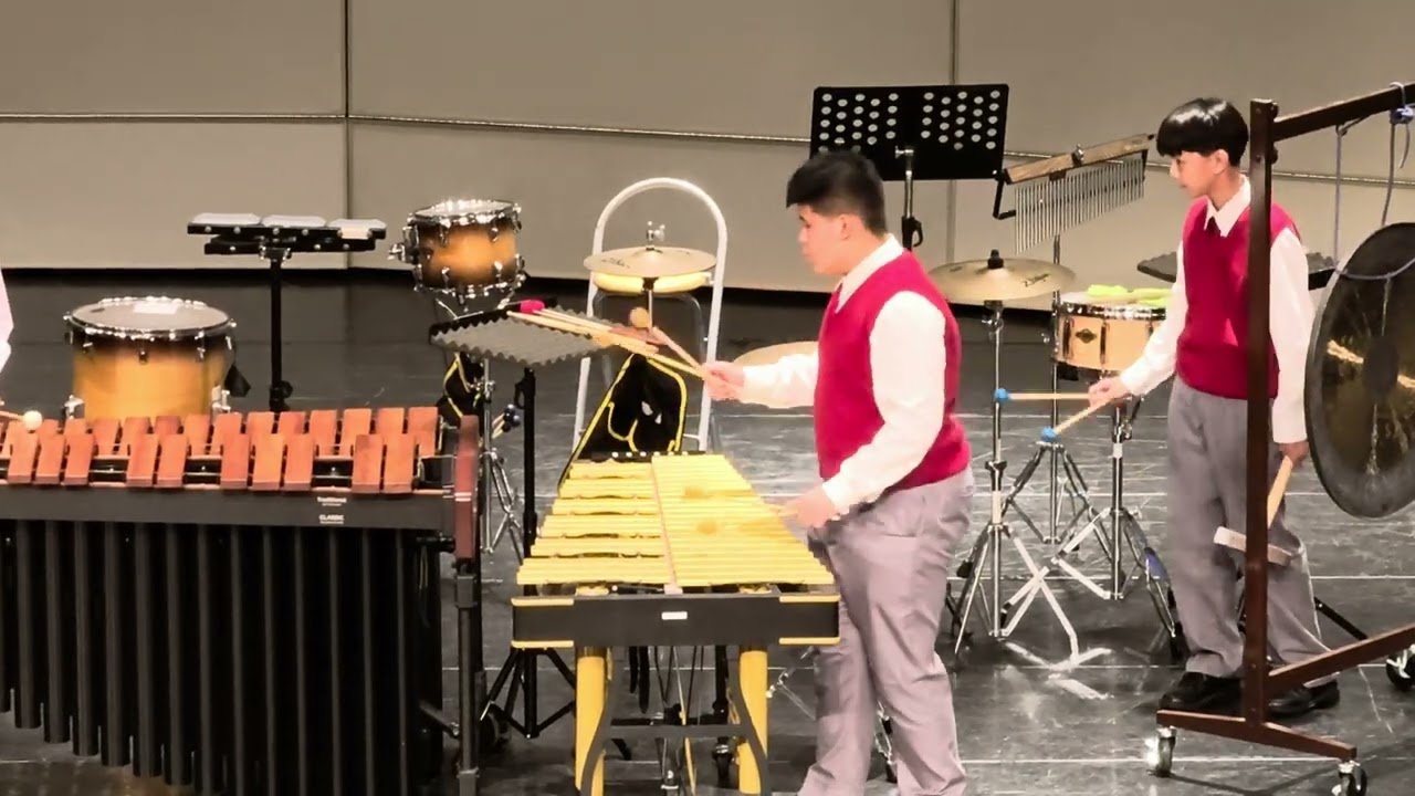 114學年全國學生音樂賽-高雄市初賽-英明國中-打擊樂合奏-特優第一名-第一首