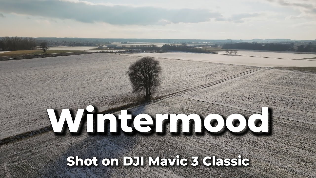 Mit der Drohne unterwegs -Bayern von oben im Winter 4K
