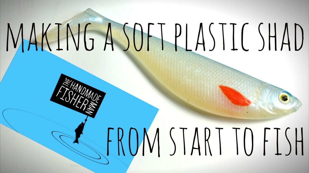 Making a soft plastic lure from start to fish