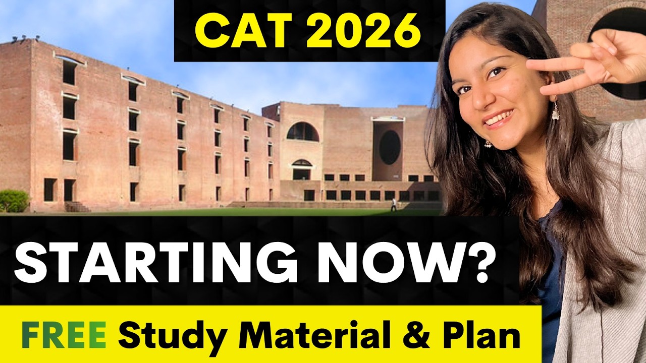 Free Material to Start CAT 2026 Prep ▶ Timetable & Question Banks