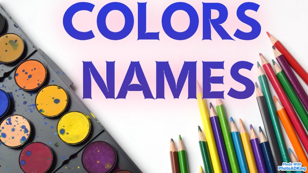 Learn Colors | Colors names - English Educational Videos #happykidsworld #colors #namesofcolors