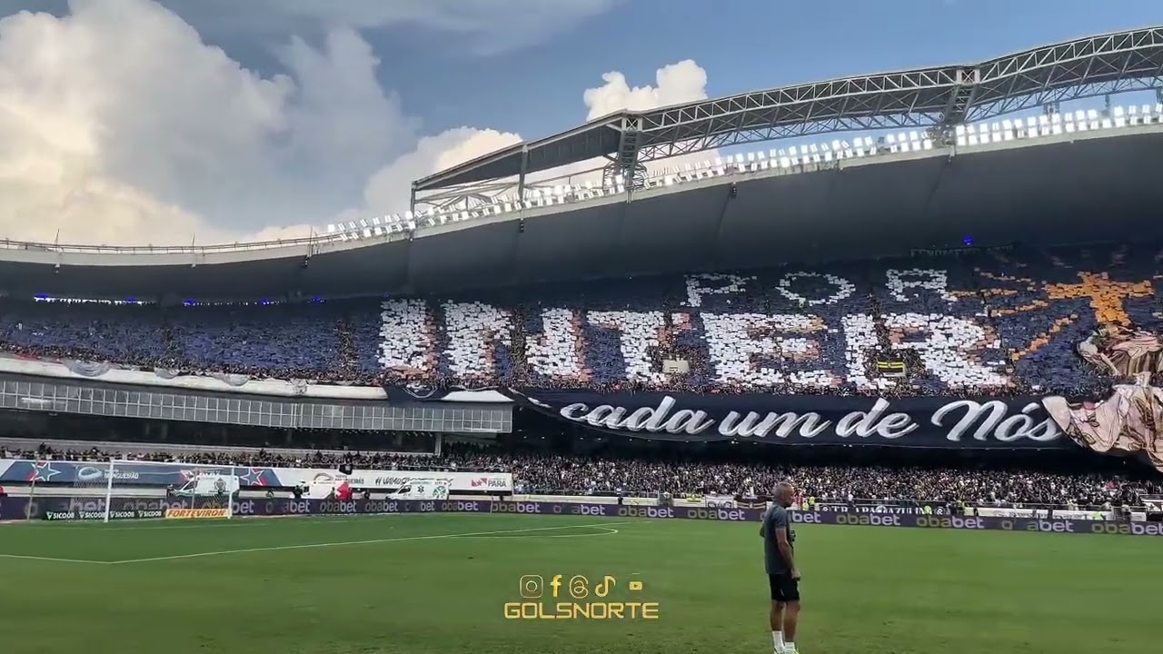 MOSAICO ABSURDO DA TORCIDA DO REMO NO MANGUEIRÃO!