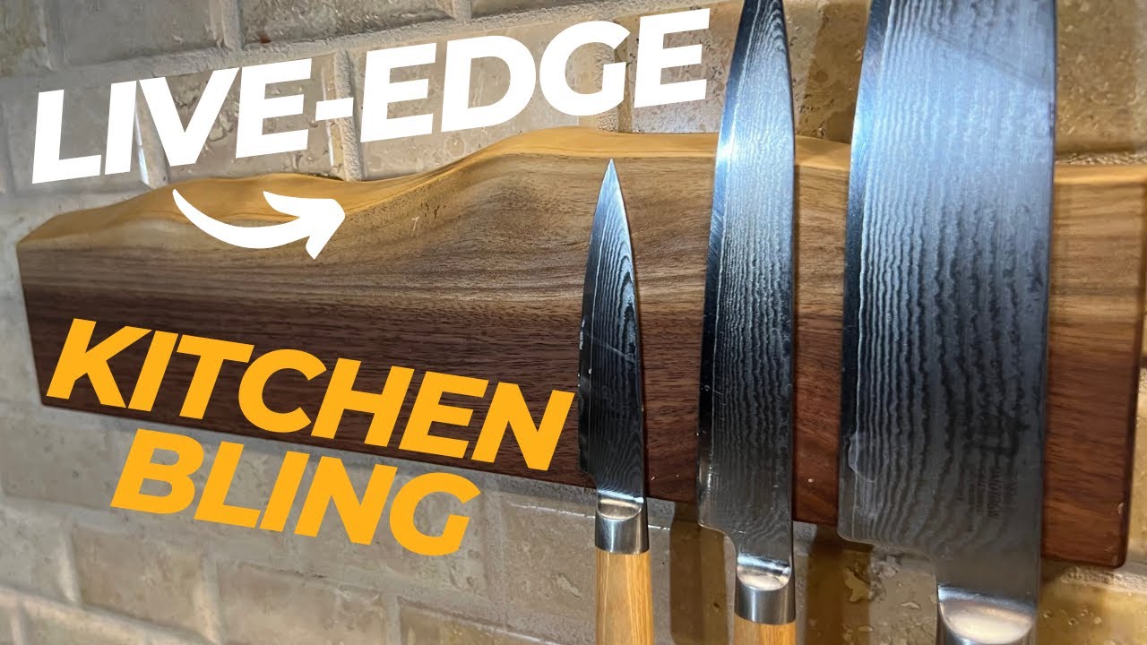 The most AMAZING Kitchen Knife Rack | The Wood Whisperer