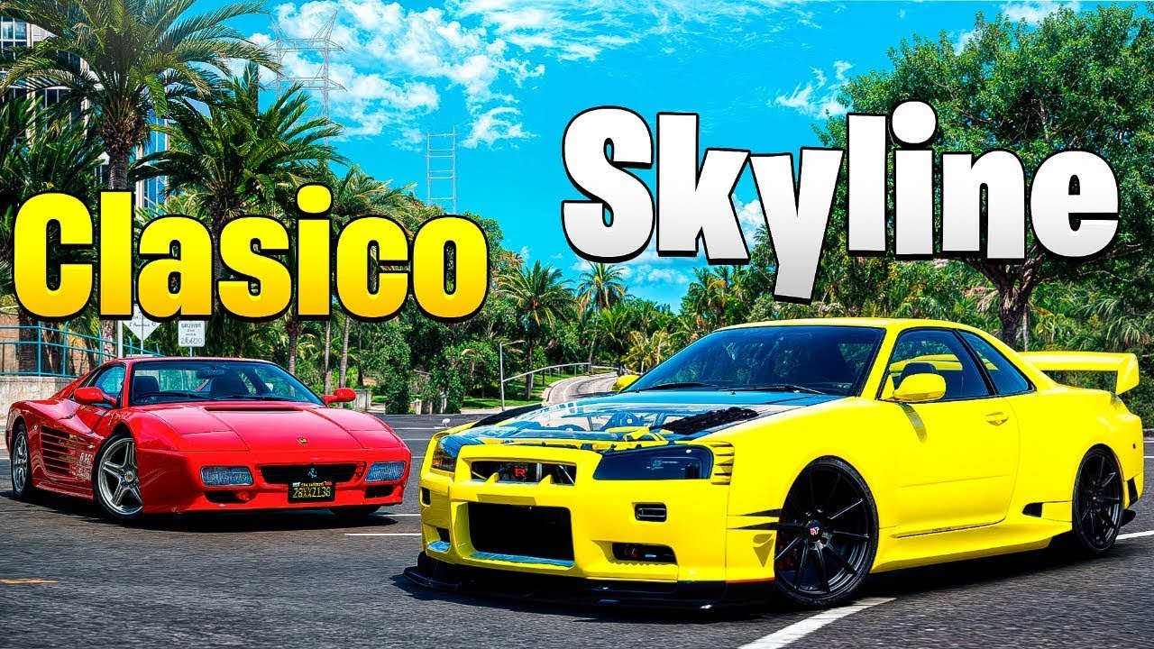 Adquirimos Un CLASICO FERRARI para CORRER contra un SKYLINE en GTA 5 RP