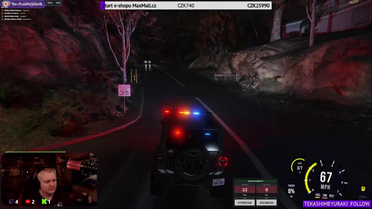 Grand Theft Auto 5 |  CZ  | Addict 4.0 RP | SASPR | Sergeant - Zdislav Kvitek | Ranger ve službě |