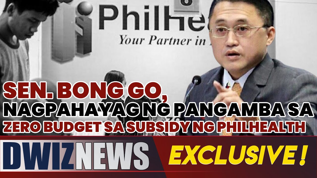 SEN. BONG GO, NAGPAHAYAG NG PANGAMBA SA ZERO BUDGET SA SUBSIDY NG PHILHEALTH | #RondaPilipinas