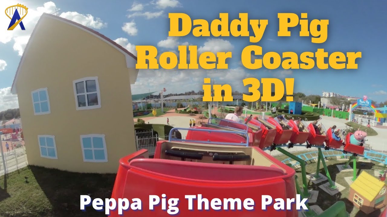 VR180: Daddy Pig&rsquo;s Roller Coaster at Peppa Pig Theme Park in Florida