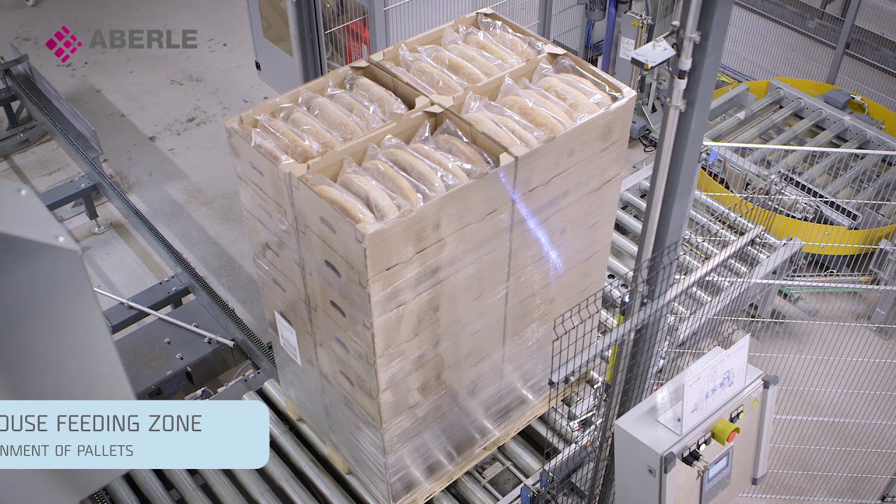 Aberle deep-freeze warehouse -24, conveyors and stacker crane´s
