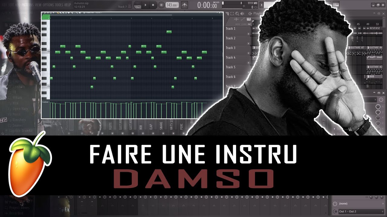 FAIRE UNE INSTRU (mélancolique) POUR DAMSO (qalf) | FL Studio 20