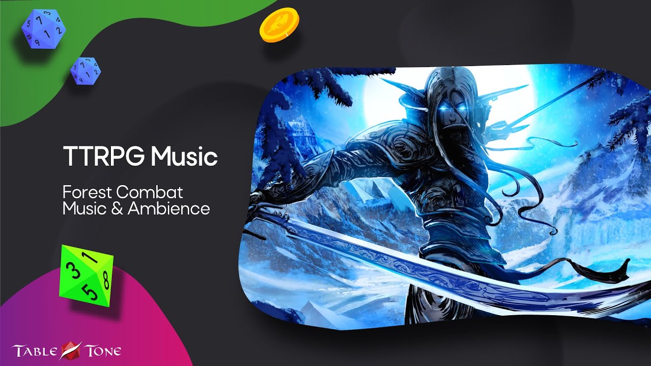 TTRPG Music: Forest Combat - Epic Boss Fight in an Icy Forest