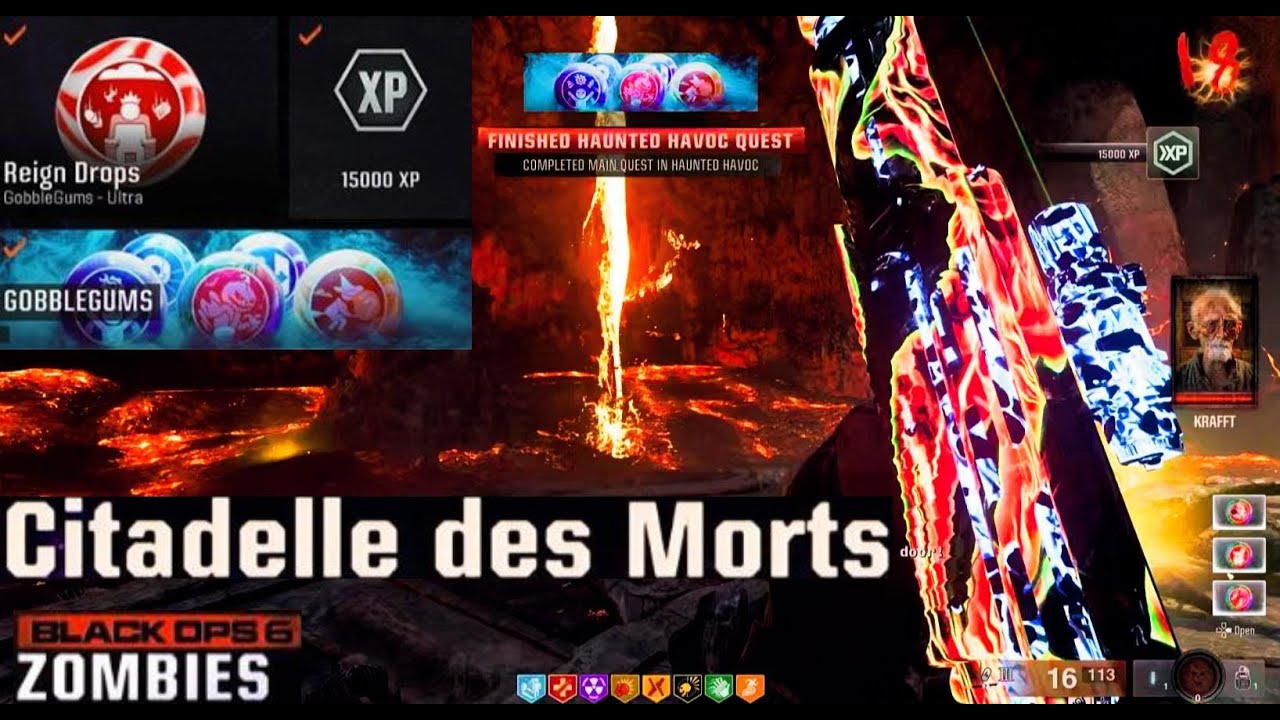 Haunted Havoc Easter Egg on Citadelle Des Morts! Solo, No Gums.