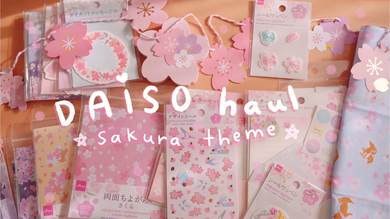 🌸The BEST of DAISO JAPAN Sakura Stationery Haul 🌸| Part 1 | Rainbowholic