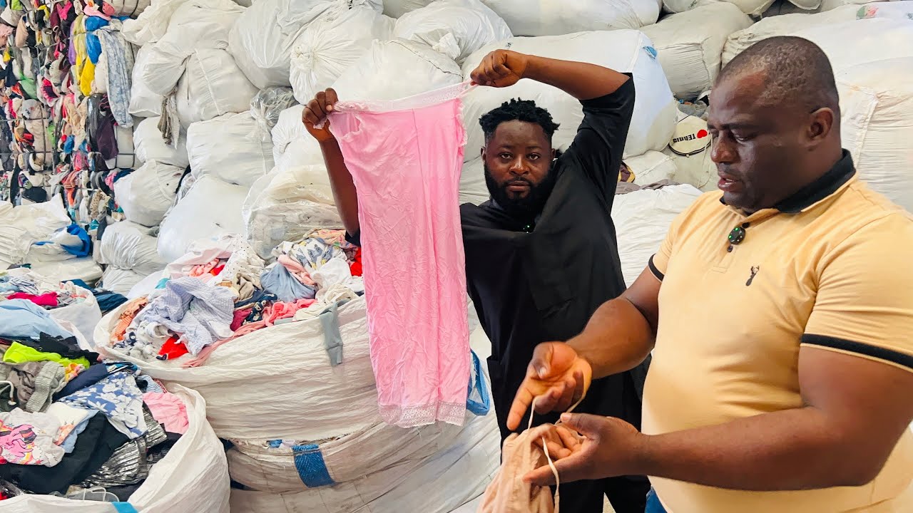 A tour of one of the biggest warehouse of used clothings in Togo Lome🇹🇬 owned by an Igbo man.