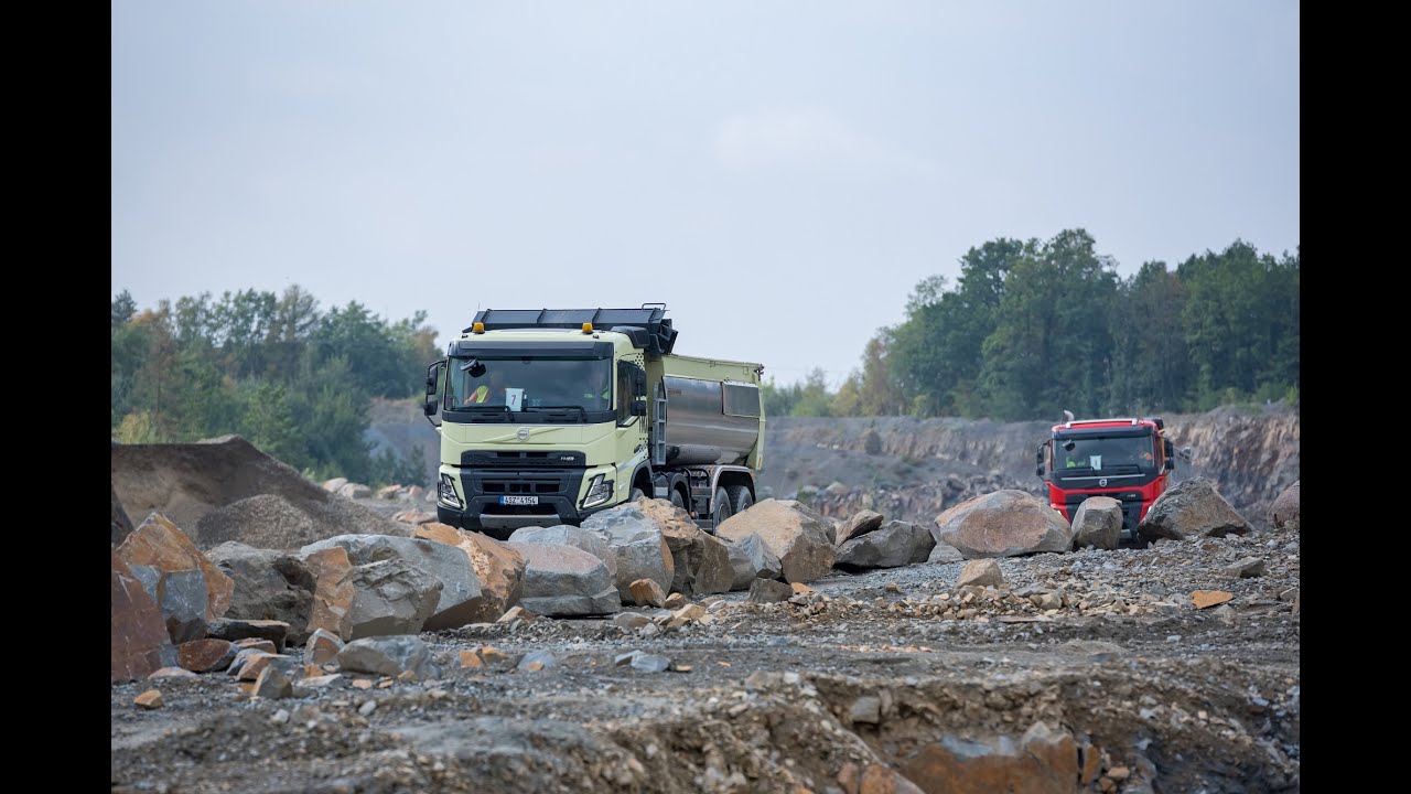 Volvo FMX - předváděcí akce v lomu Výkleky