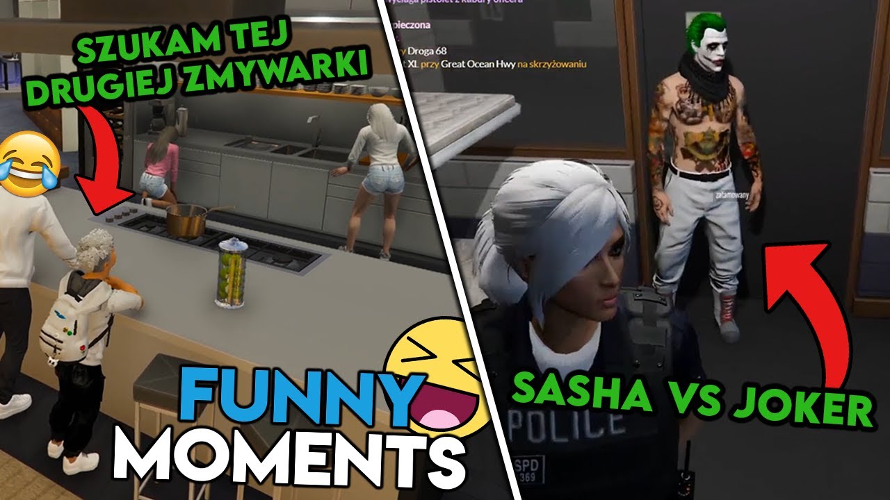 SZUKAM TEJ DRUGIEJ ZMYWARKI | SASHA VS JOKER |😂GTARP😂| Funny Moments