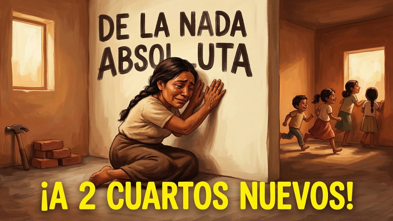 Cómo una AMA DE CASA usó los $50 Semanales y LEVANTÓ 2 CUARTOS en 8 Meses
