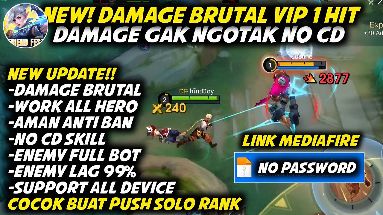 UPDATE SCRIPT DAMAGE BRUTAL 1HIT ‼️ TERBARU WORK ALL HERO ‼️ 100% ANTI BANNED