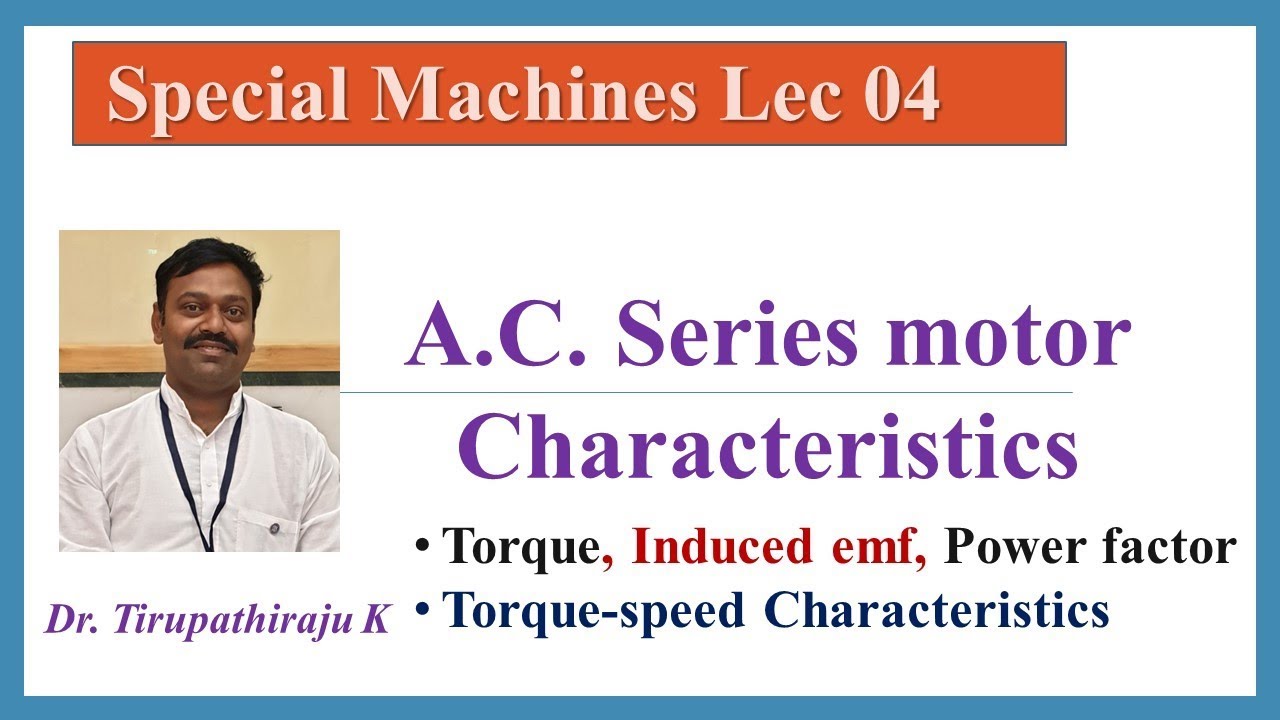 SEM04 AC Series Motor Characteristics