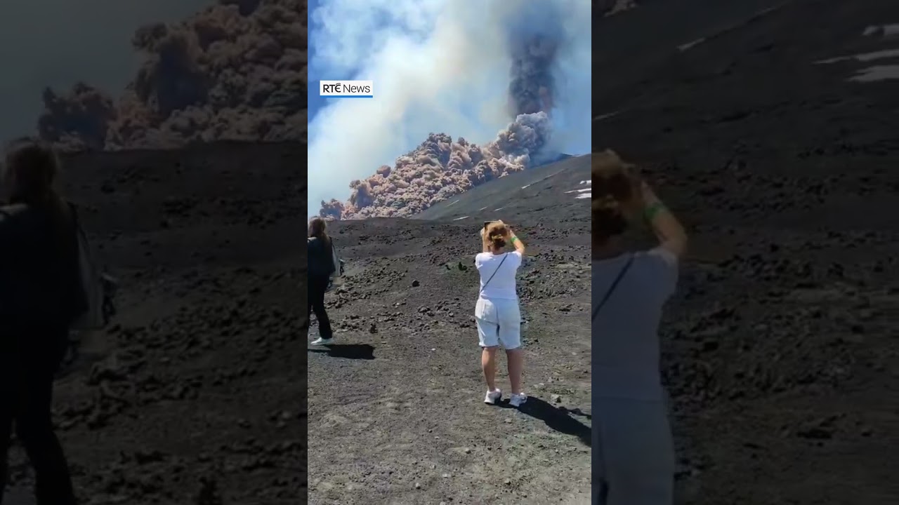 Trinity students caught in Mount Etna eruption amid panic
