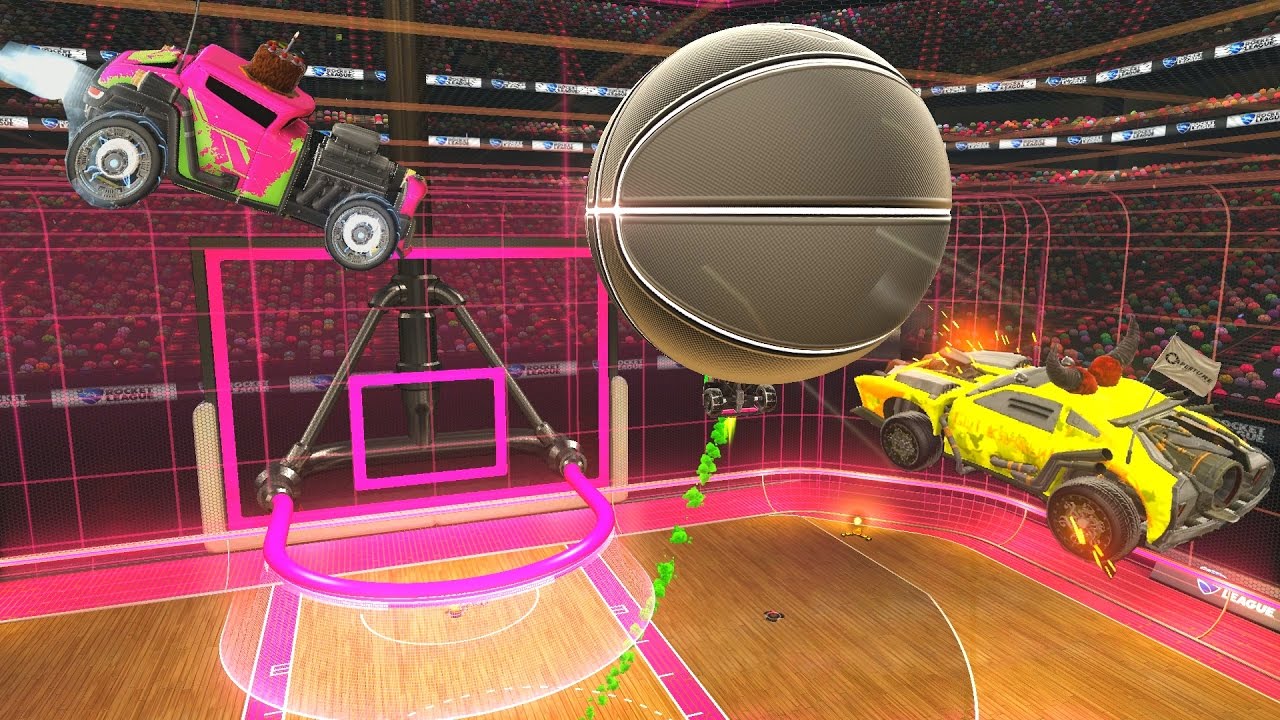 LOW GRAVITY ROCKET LEAGUE RUMBLE HOOPS