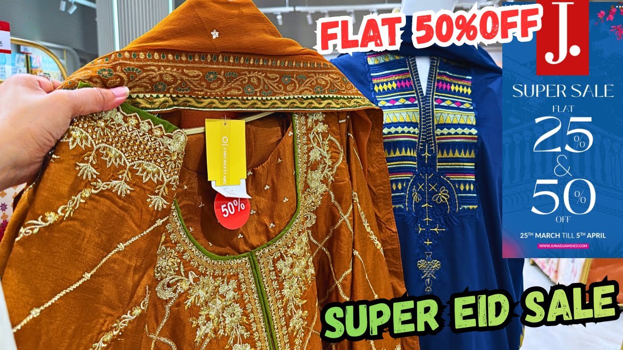 📣J. BIGGEST EID SALE 2026❤️📣 j. Junaid Jamshed FLAT 50% OFF SALE Collection 😱 j.sale 2026