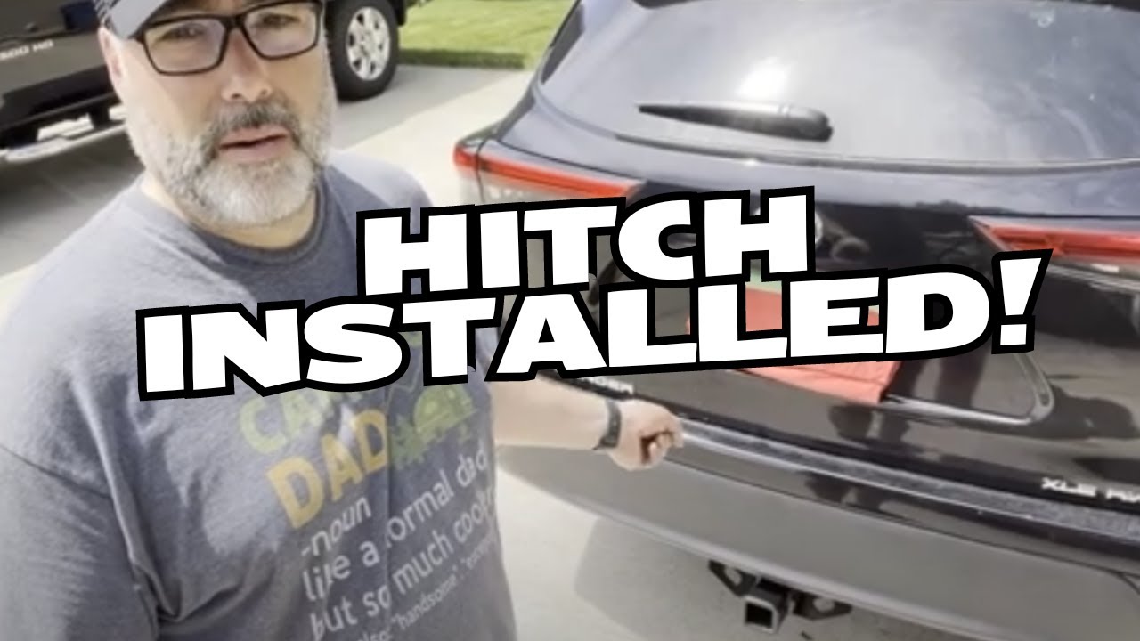 Trailer Hitch Install. CURT 13453 on a Toyota Highlander. Made in USA! You can do this yourself!