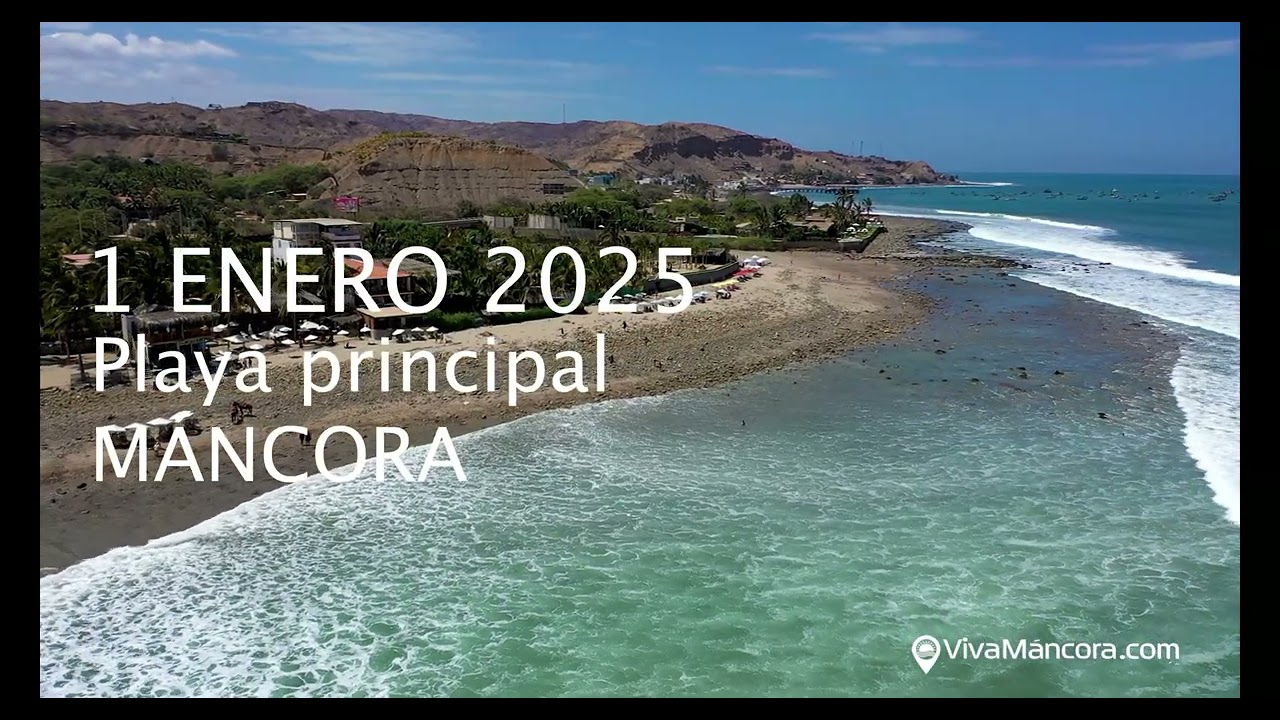 Primer día del año 2025 y fuimos a visitar Máncora, Pocitas y Vichayito