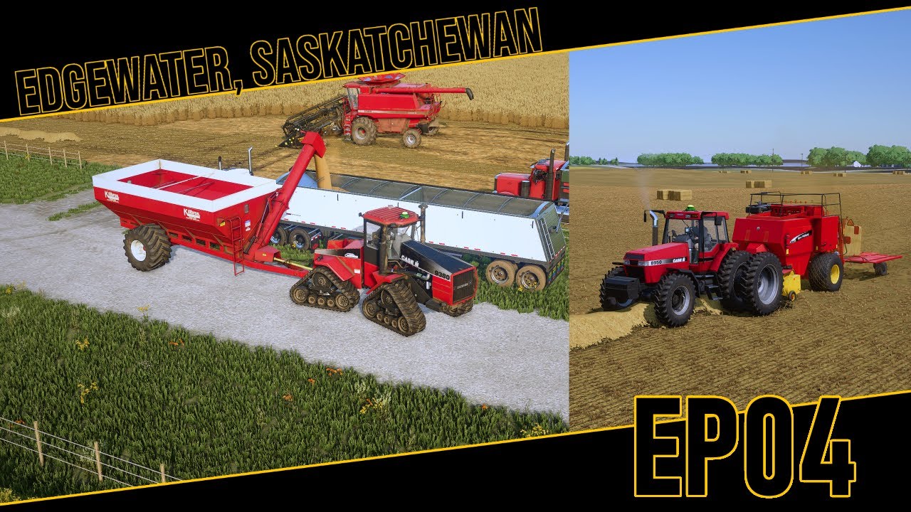FS22 | Edgewater, Saskatchewan SP EP04 | Harvest Time!