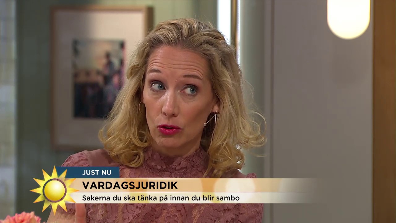 Ska du bli sambo - tänk på det här - Nyhetsmorgon (TV4)