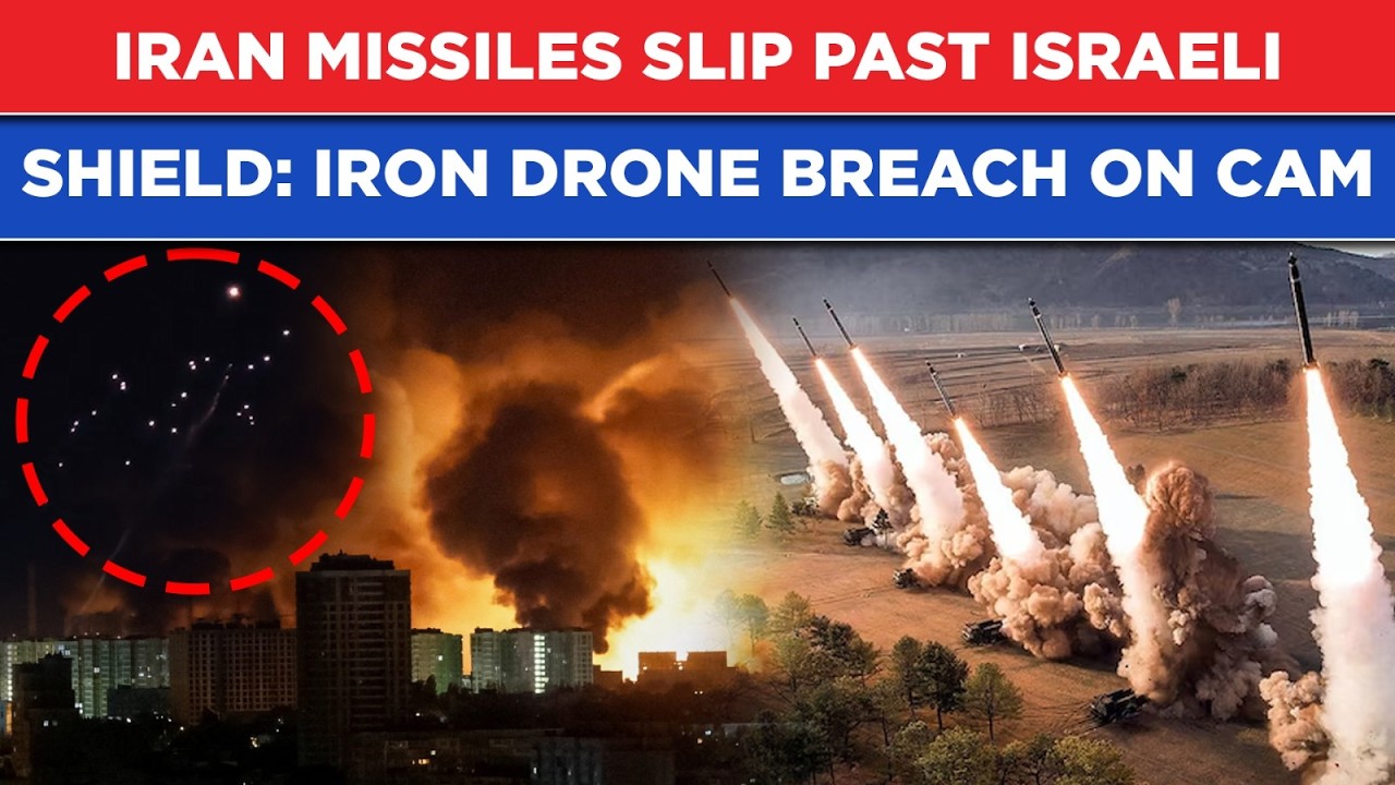 Israeli Iron Dome Breached On Cam: IRGC Missiles Slip Past 'Best' Shield, Iran Shares Shocking Video