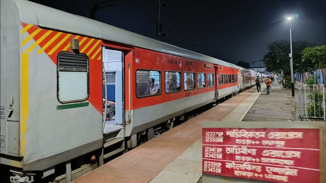 Onboard by 12341 Up HOWRAH ASANSOL Agnibina Express|Intercity train seems like a disaster
