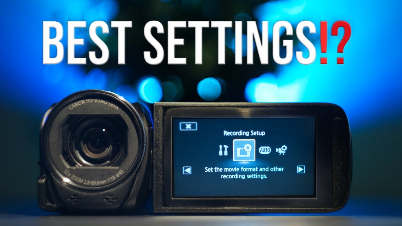 BEST SETTINGS For The Canon Legria HF R806 | Why I Don't Use The P mode | Average Filmmaker
